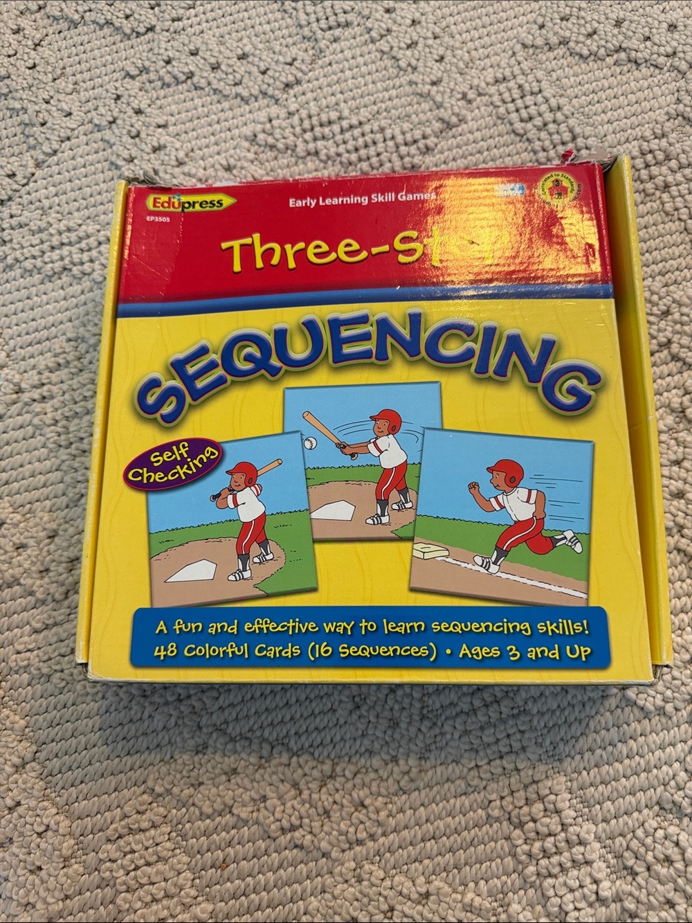 Sequencing Card Game - Yellow